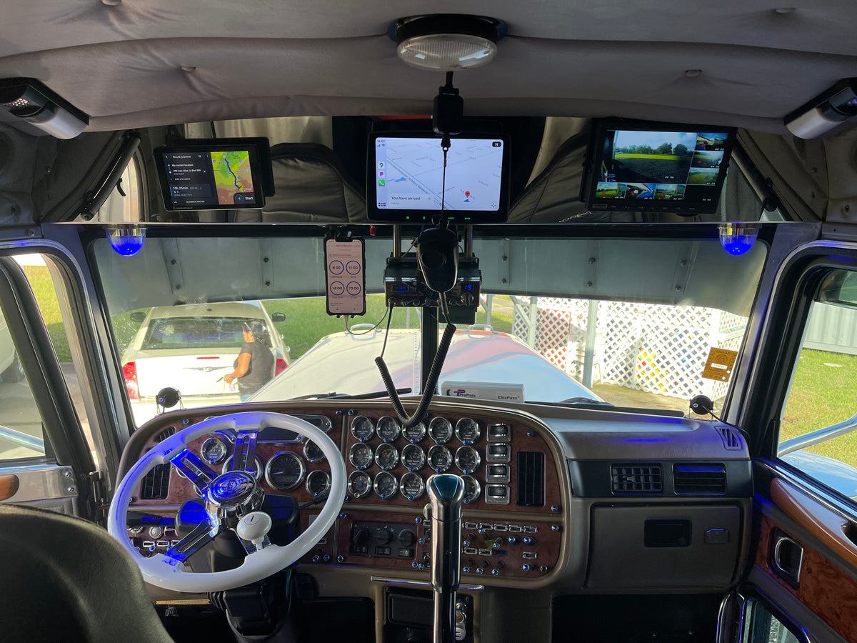 Overhead Console Tagged "Peterbilt" A&A Stainless Steel