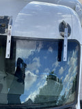 Peterbilt 579 21" Straight Visor with 16 LEDs