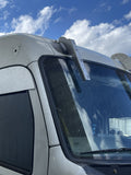 Peterbilt 579 21" Straight Visor with 16 LEDs