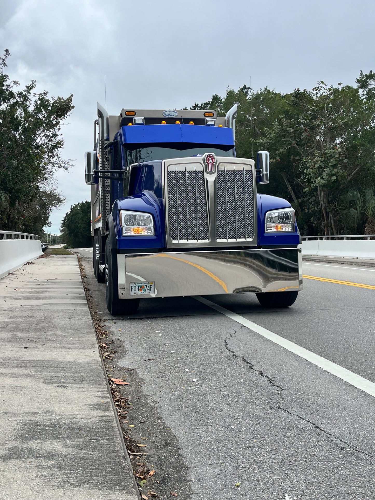 Visera recta de 14.5" Kenworth para W990, T880, T680
