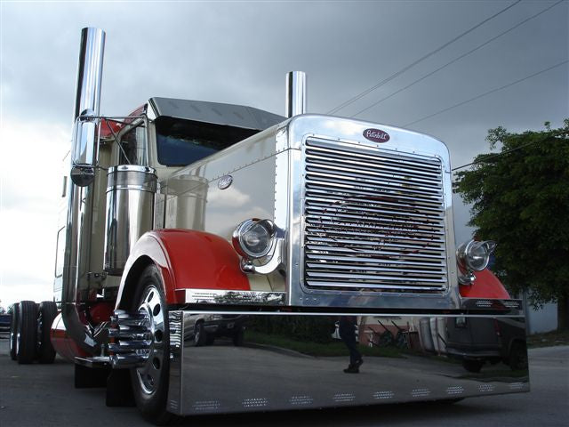 Parachoques Peterbilt American Eagle de 20" con 11 luces LED ocultas (3 líneas)