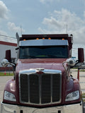 Peterbilt Kenworth Day Cab 12" Drop Visor With 3/4" LEDs