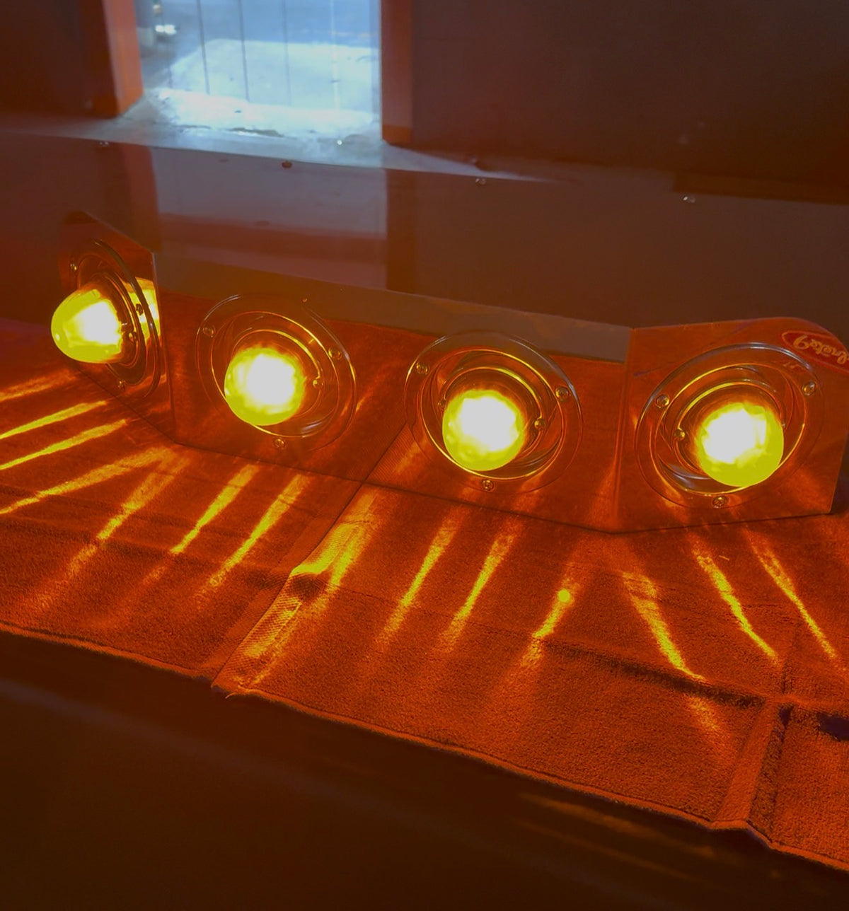 Heavy Duty 14G Stainless Steel Bumper Light Bracket