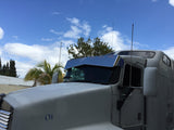 Kenworth Bowtie Visor W/6 Hidden LED's - T600, T660, 6800, W900