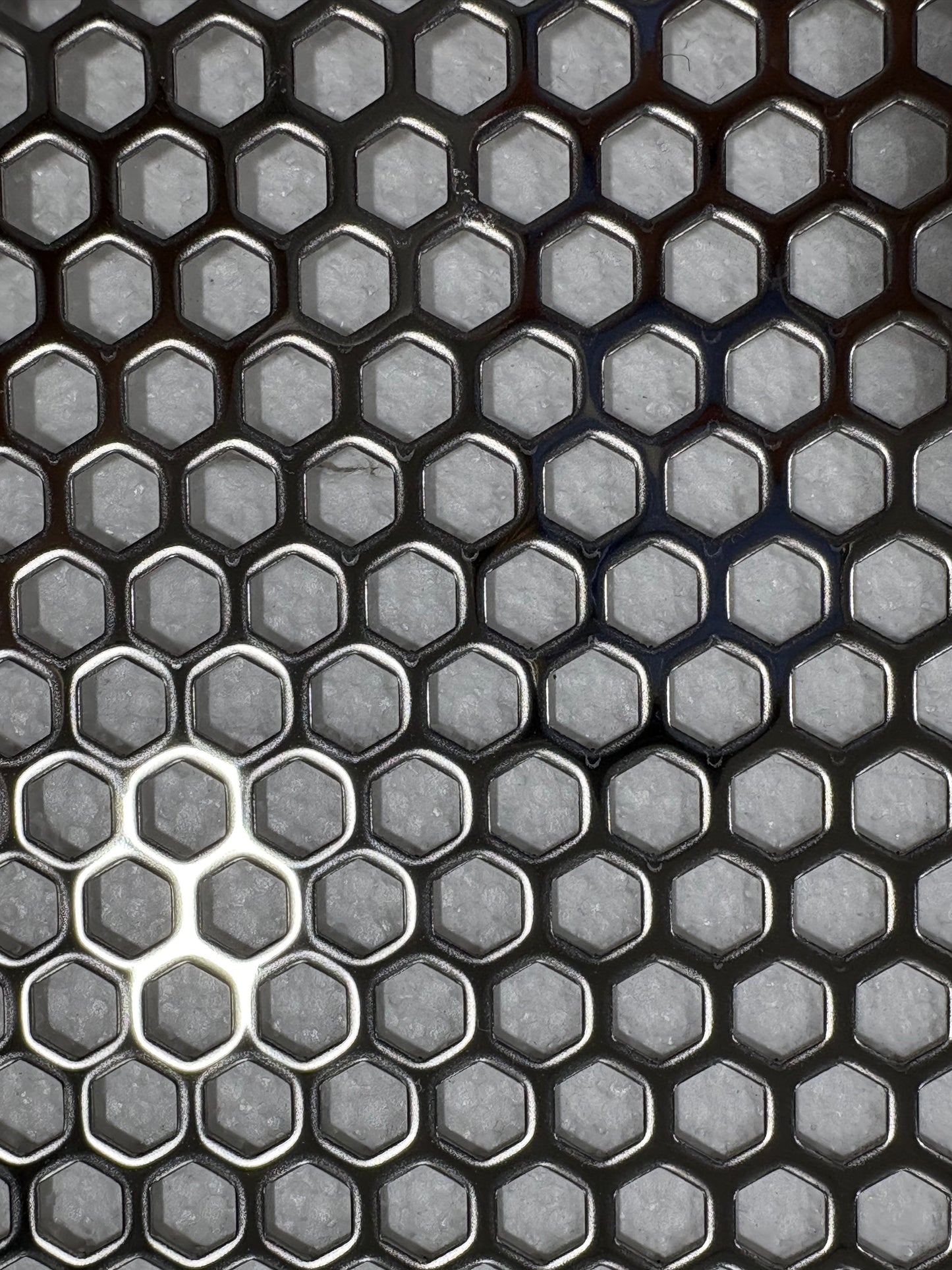Peterbilt 386 Octagon Punched Stainless Steel Grille