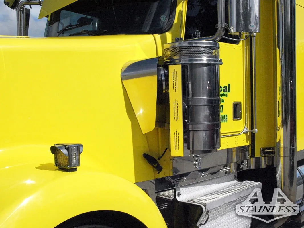BARRA DE LUCES PARA FILTRO DE AIRE CON LUCES OCULTAS DE 3 LÍNEAS PAR DELANTERO - KENWORTH