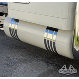 FUEL TANK STRAP 10" SLOTTED PETERBILT (4 PIECES)