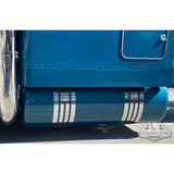 FUEL TANK STRAP 10" SLOTTED PETERBILT (4 PIECES)