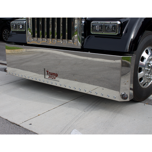 Parachoques de Kenworth W900 con orificios para luces LED