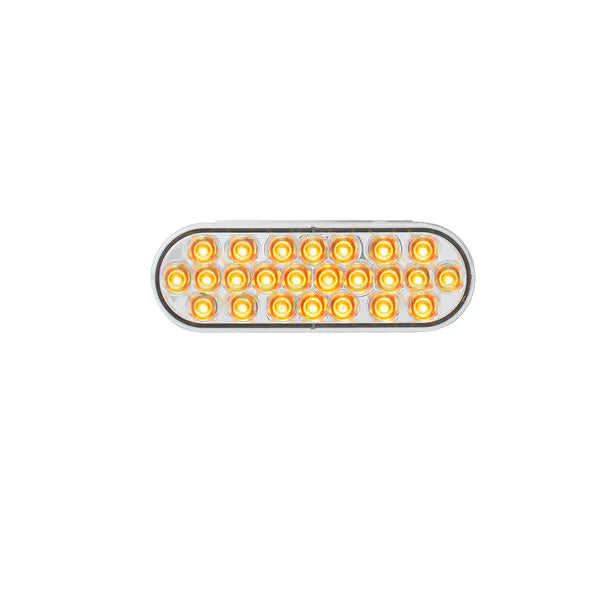 24 LED OVAL (HIDDEN LIGHT) CLEAR-AMBER – A&A Stainless Steel