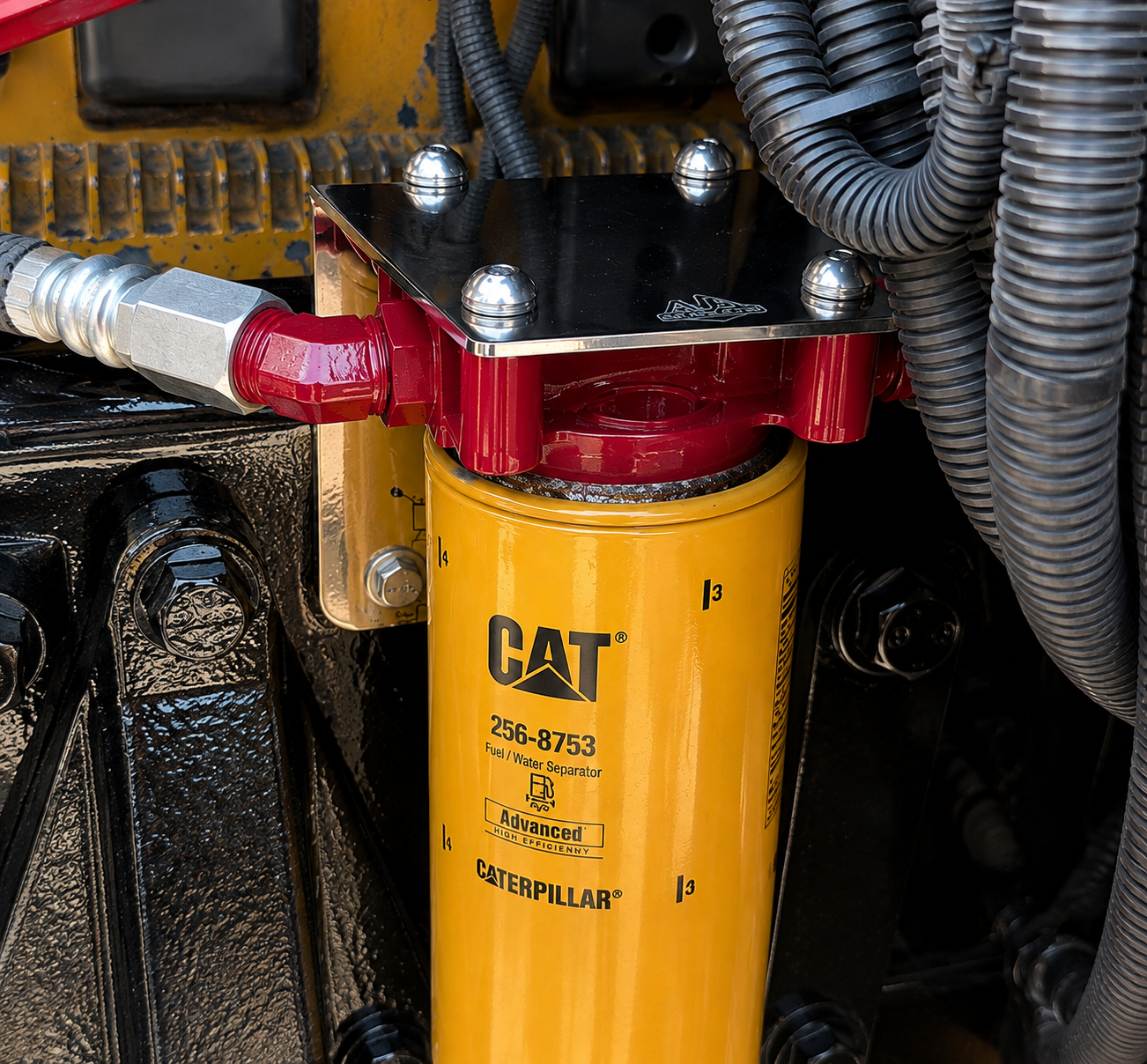 CAT Fuel/Water Separator Stainless Steel Mounting Bracket