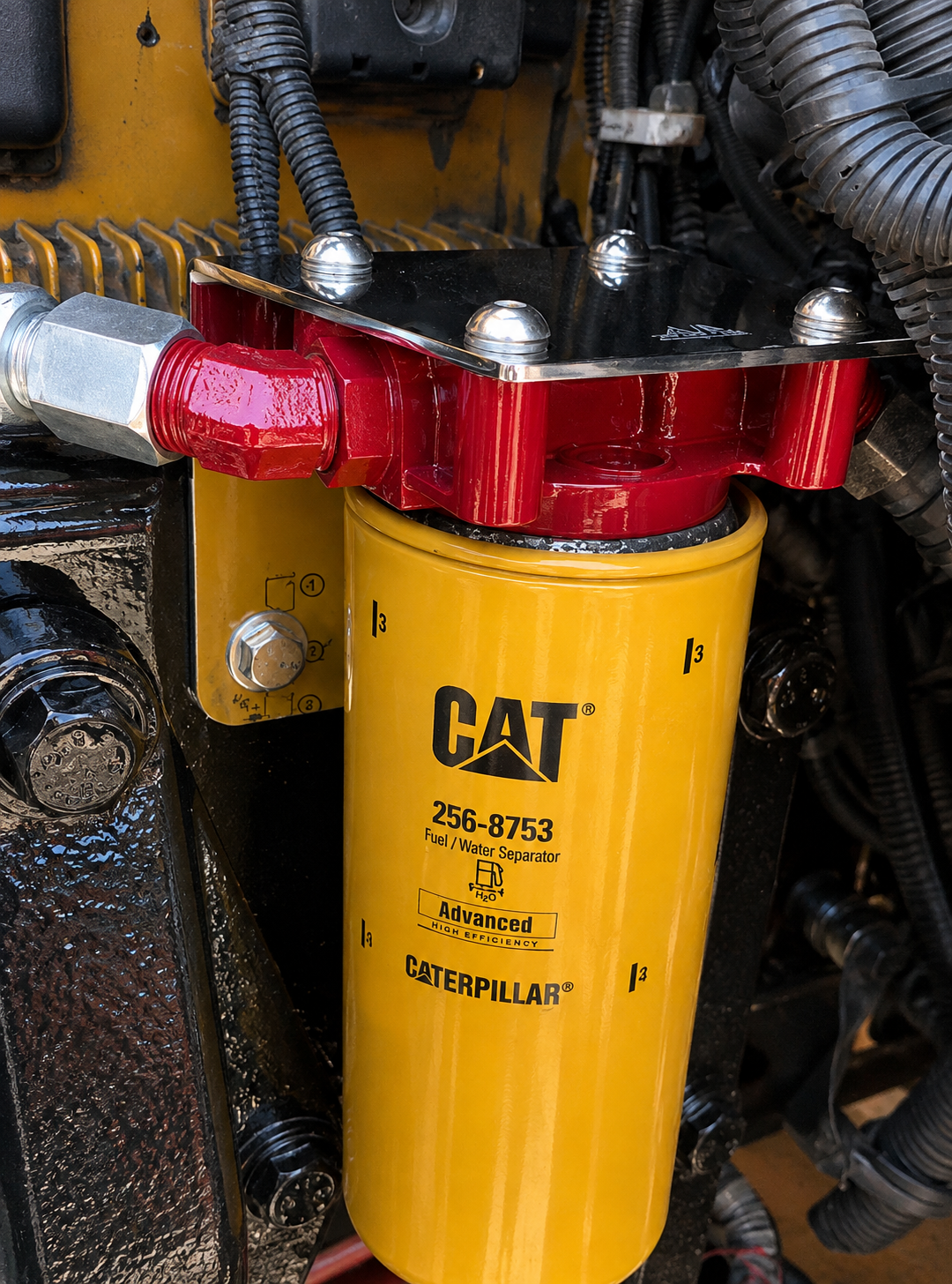 CAT Fuel/Water Separator Stainless Steel Mounting Bracket