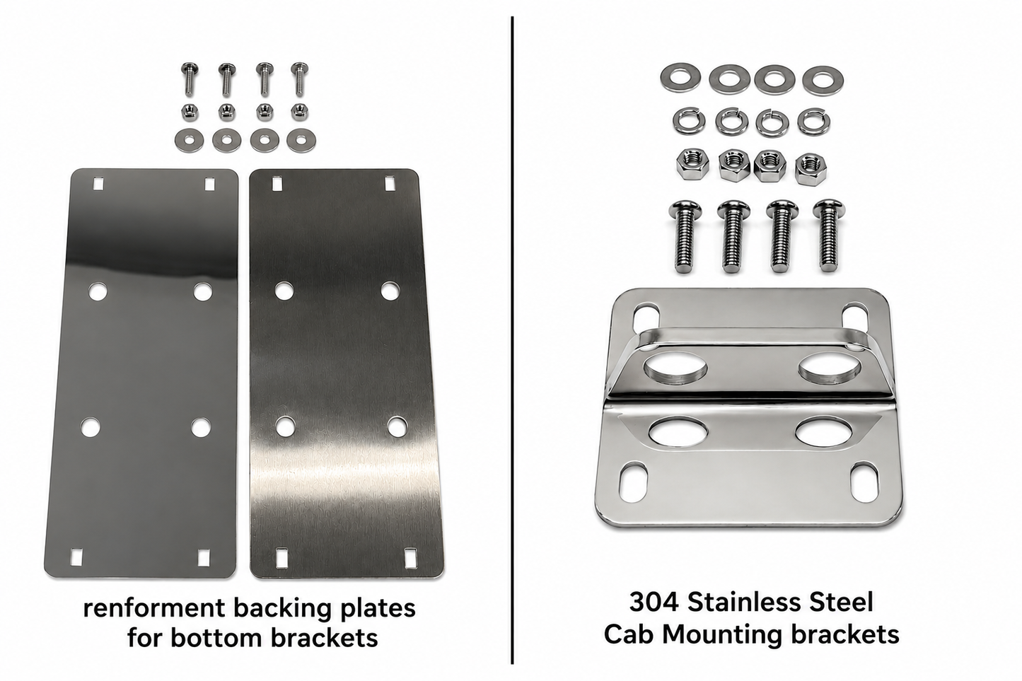 Kit de escape de acero inoxidable de 8" para Kenworth W900