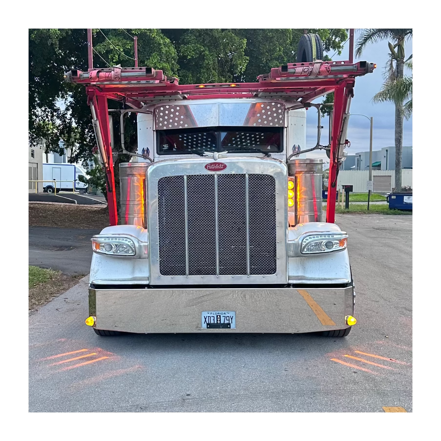 Peterbilt 300 Series 13" Straight Visor