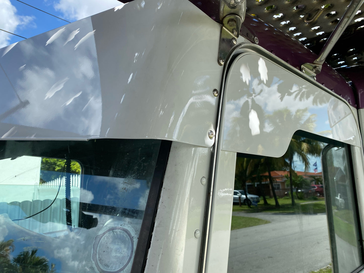 MARCO DE VENTANILLA DE PUERTA PETERBILT ALBT PARA PINTAR