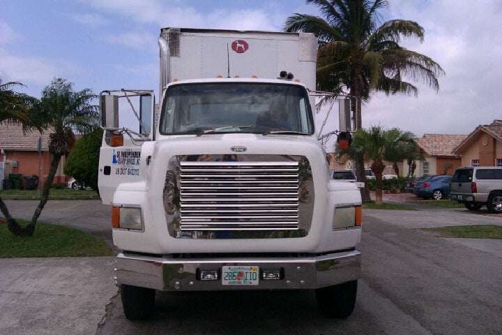Parrilla de acero inoxidable con rejilla Ford L9000