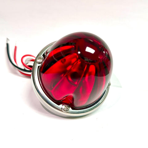 GLASS WATERMELON LIGHT - RED LENS/RED LED