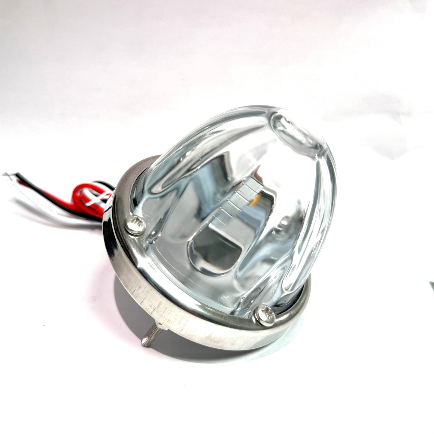 LUZ DE SANDÍA DE CRISTAL - LENTE TRANSPARENTE/LED ÁMBAR