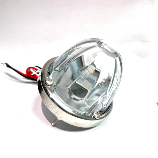 LUZ DE SANDÍA DE CRISTAL - LENTE TRANSPARENTE/LED ÁMBAR