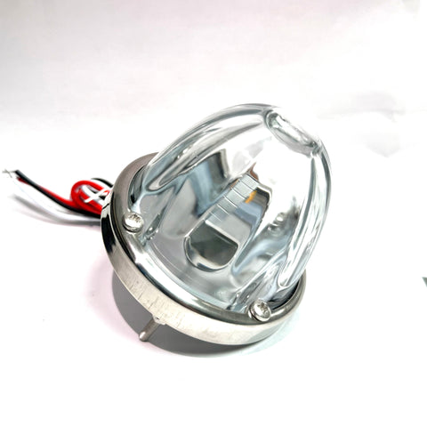 GLASS WATERMELON LIGHT -CLEAR LENS/AMBER LED