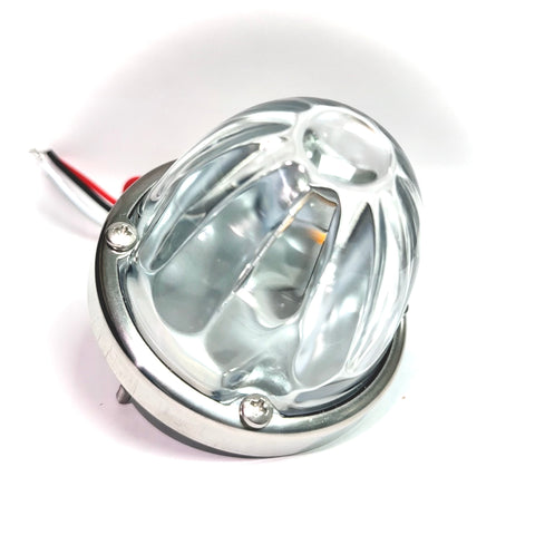 GLASS WATERMELON LIGHT - CLEAR LENS/RED LED