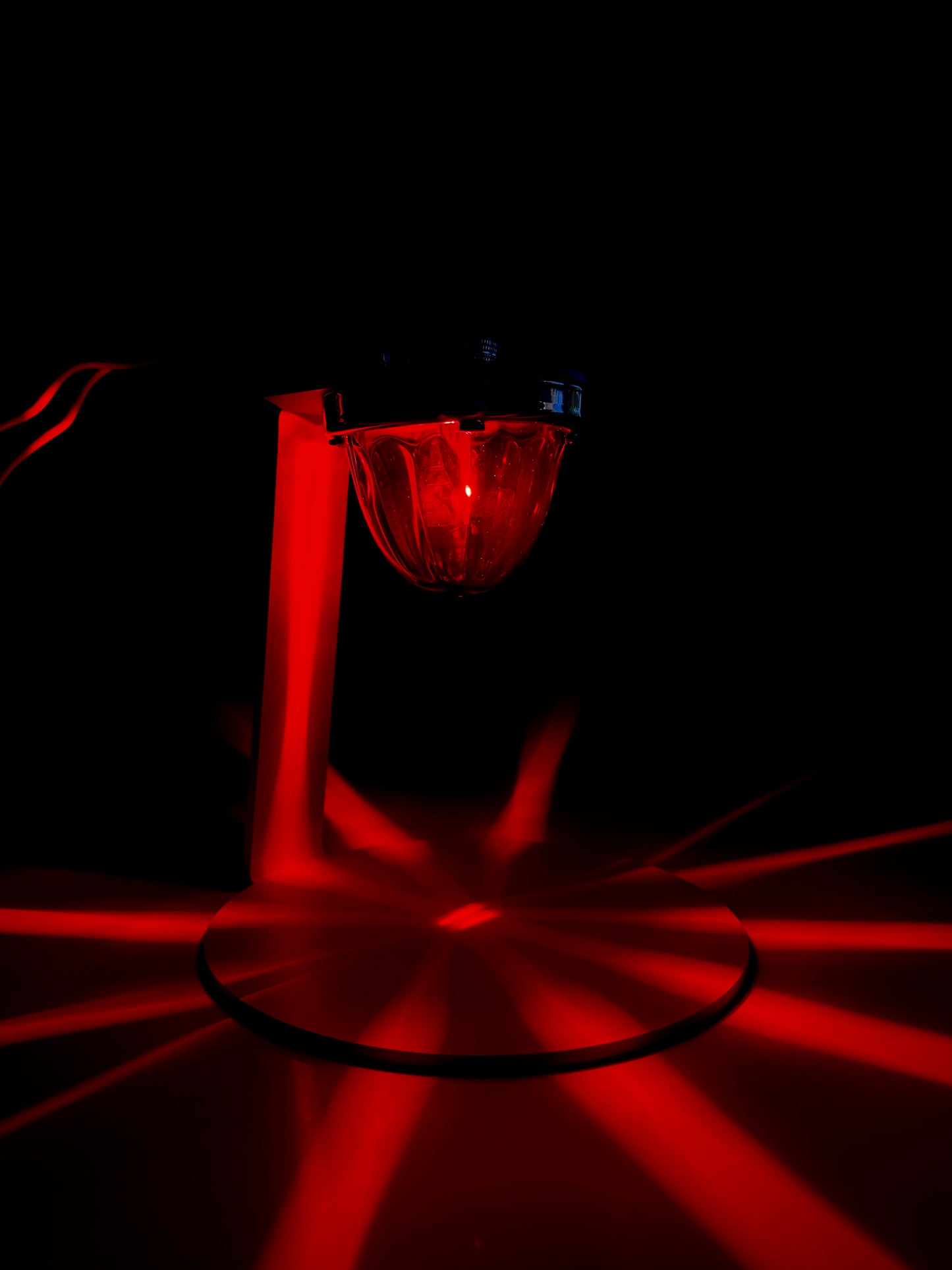 LUZ DE SANDÍA DE CRISTAL - LENTE ROJA/LED ROJO