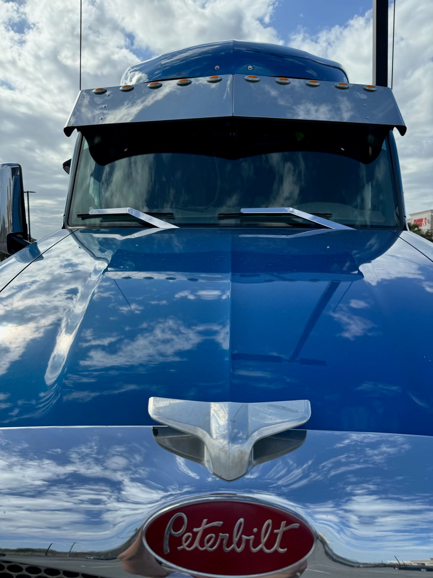CUBIERTAS DE LIMPIAPARABRISAS DE ACERO INOXIDABLE - PETERBILT 579