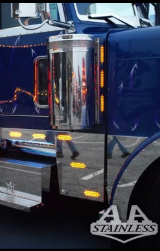 BARRA DE LUCES PARA FILTRO DE AIRE PETERBILT 3 LUCES OCULTAS - 3 LÍNEAS DELANTERAS