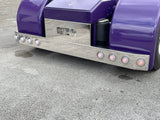 UNIVERSAL 19" REAR T-BUMPER UNIVERSAL  WITH 8 HOLES FOR WATERMELON LIGHTS AND AIRLNE BOX