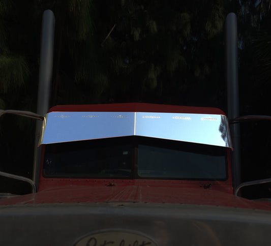 Visera de proa serie 300 de Peterbilt con 6 ledes ocultos (1 línea en el ala) (laterales extendidos)