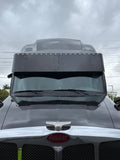 Peterbilt 579 21" Straight Visor w/ 16 3/4" LEDs