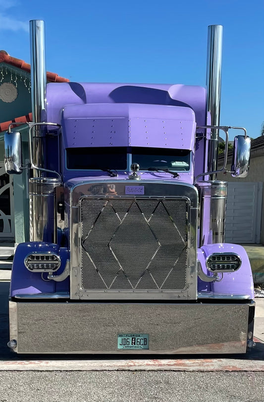Parachoques Peterbilt con 2 LED tipo "watermelon"