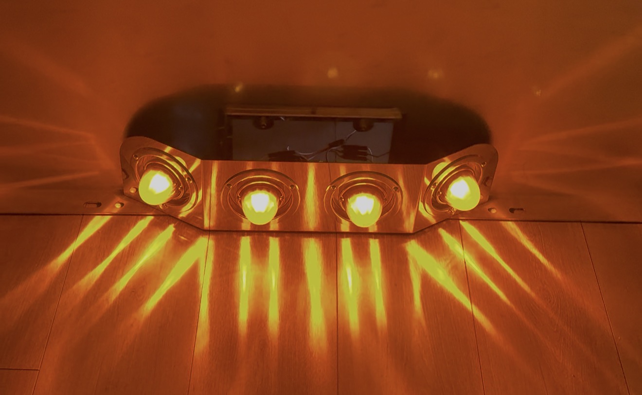 Heavy Duty 14G Stainless Steel Bumper Light Bracket