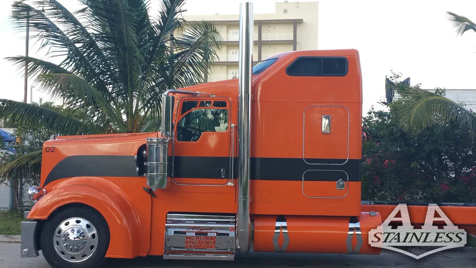 Kit de escape de acero inoxidable de 6" para Kenworth W900