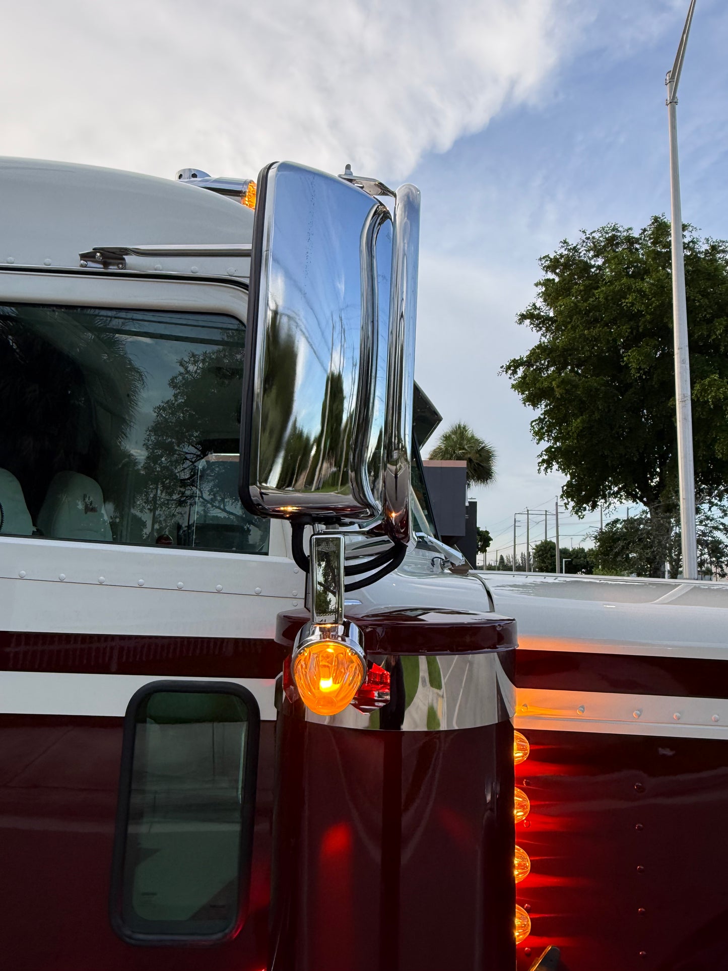 PETERBILT 304 Stainless Steel Mirror Brackets - Peterbilt 378, 379, 386, 388, 389