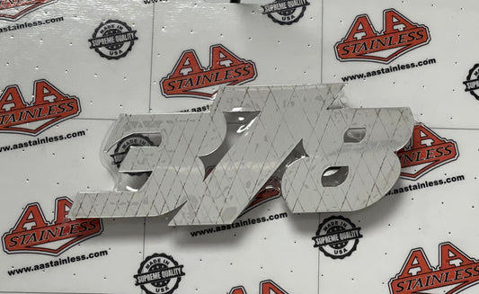 LOGOTIPO DE CAPÓ CON DISEÑO DIAMANTE PETERBILT 378