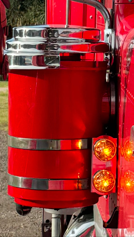 Barra de luces para filtro de aire Peterbilt con 2 luces Watermelon (delantera)