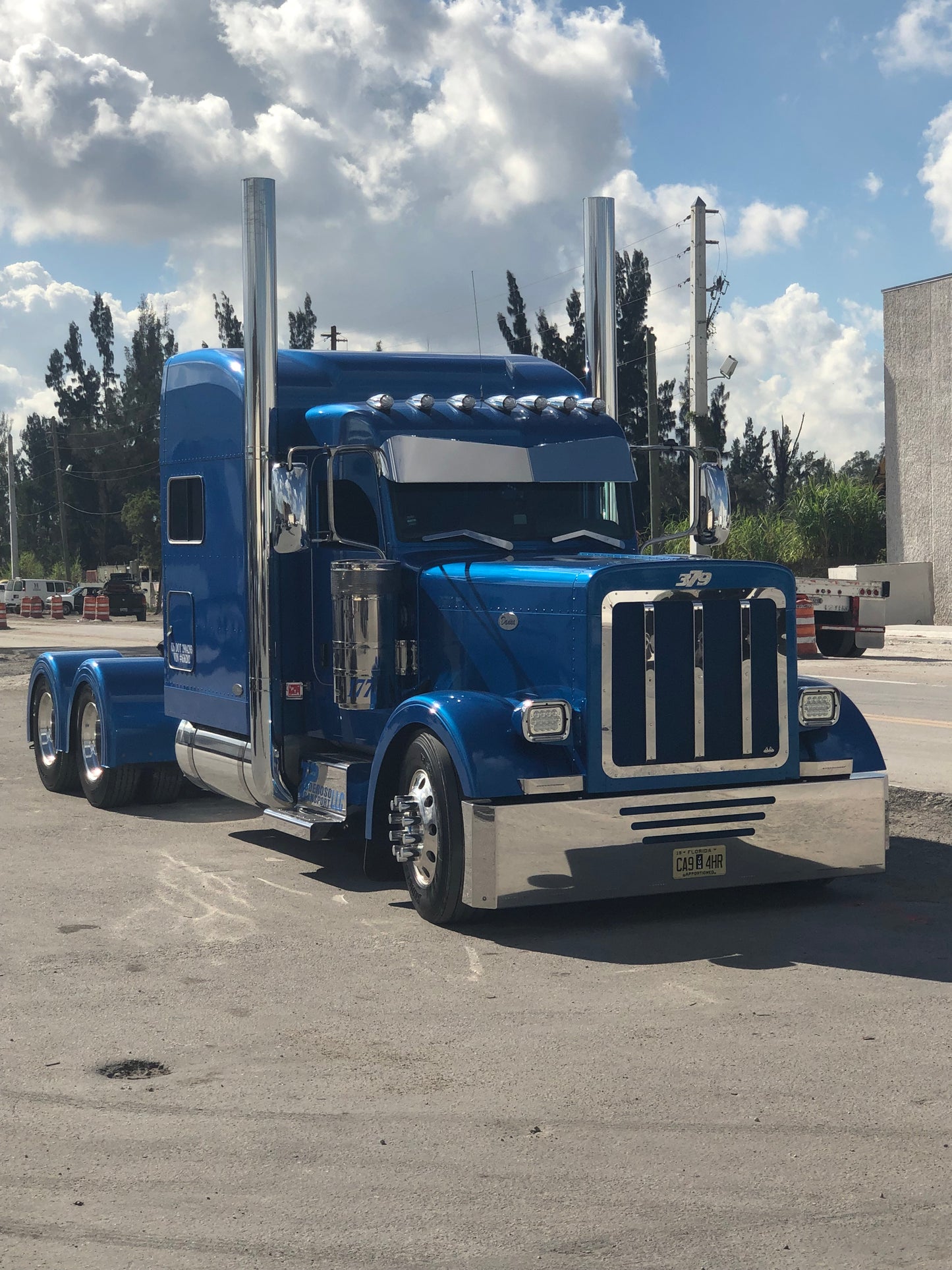 DISEÑO DE DIAMANTE PARA EL LOGOTIPO DEL CAPÓ DEL PETERBILT 379