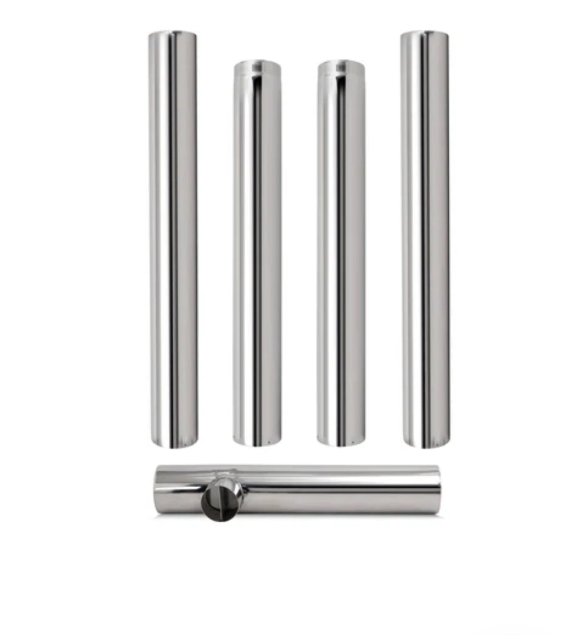 Sistema de escape de acero inoxidable de 7" para Peterbilt 379 / 389