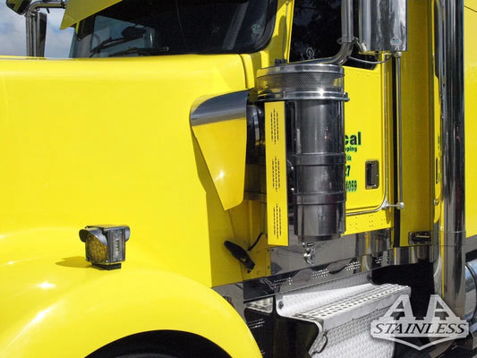 BARRA DE LUCES PARA FILTRO DE AIRE CON LUCES OCULTAS DE 3 LÍNEAS PAR DELANTERO - KENWORTH
