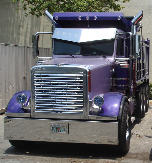 Paragolpes para Peterbilt 379 y 389 con 7 LED ocultos (3 líneas)
