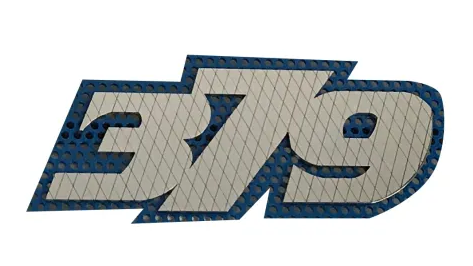 DISEÑO DE DIAMANTE PARA EL LOGOTIPO DEL CAPÓ DEL PETERBILT 379