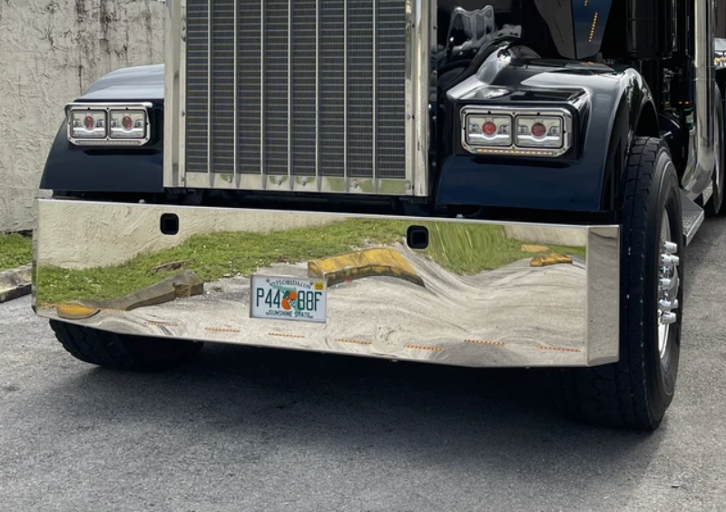 Kenworth W900 18"X16" Bumper w/ 11 Hidden LED's (1 line)