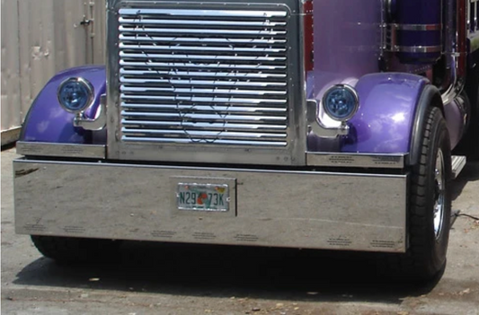 Paragolpes para Peterbilt 379 y 389 con 7 LED ocultos (3 líneas)
