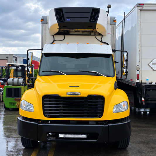 Freightliner M2 12" Visor w/ 10 3/4" LEDs