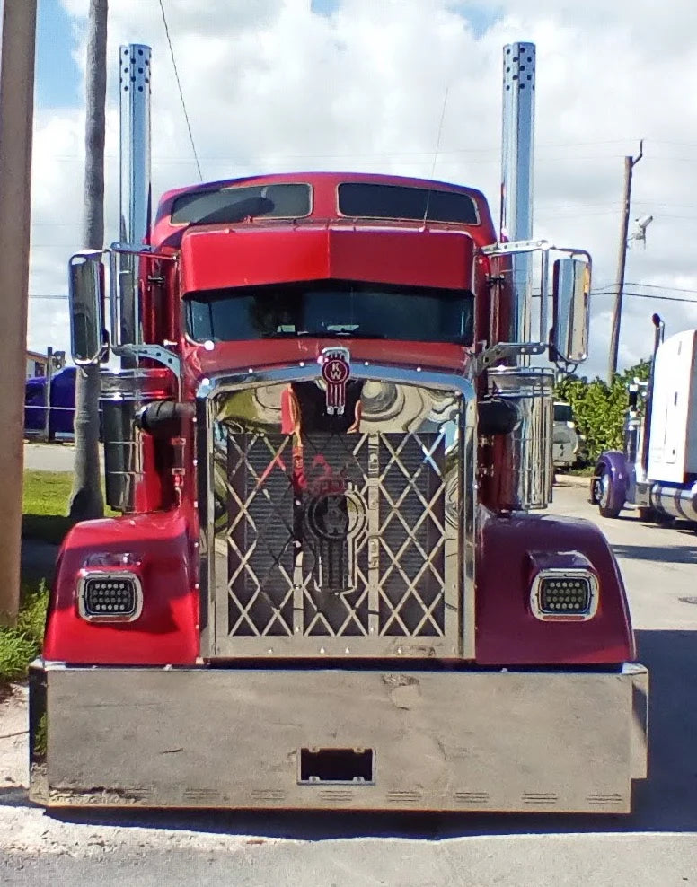 Kit de escape de acero inoxidable de 6" para Kenworth W900