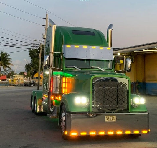 Visera Freightliner Classic de 20" con 6 LED ocultos