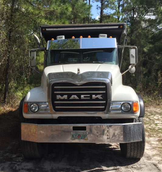 Mack CH600, CH613, Vision, Granite Visera Lisa en Forma de V de 14.5"