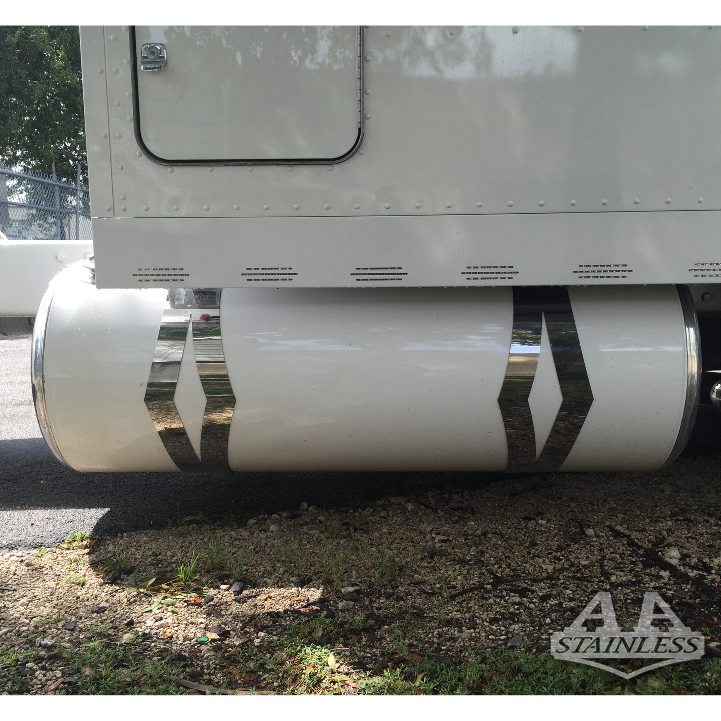 CORREA DE TANQUE DE COMBUSTIBLE 10" X 8" DIAMANTES PETERBILT (4 PIEZAS)