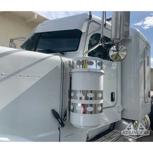 BARRA DE LUCES PARA FILTRO DE AIRE PETERBILT 3 LUCES OCULTAS - 1 LÍNEA DELANTERA